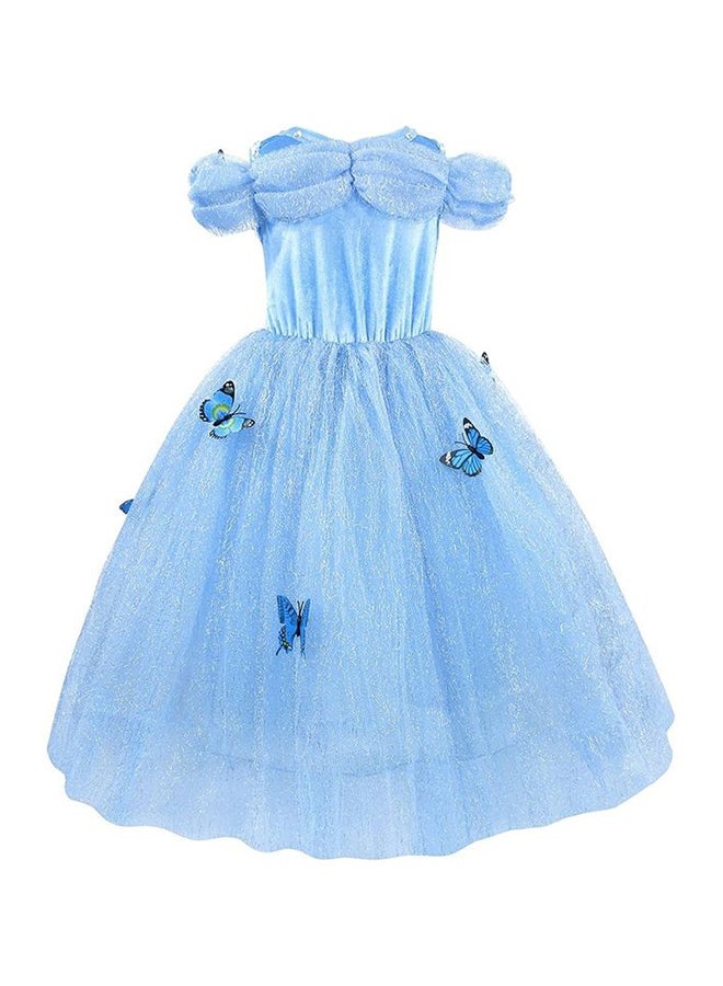 Adorable Princess Cosplay Fancy Party Dress Costume Set With Accessories Kit 130cm - Image 3